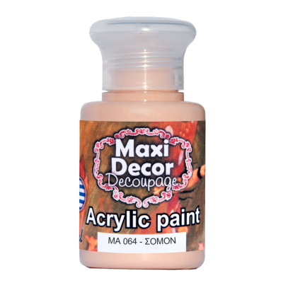 Ακρυλικό Χρώμα 60ml Maxi Decor Σομόν MA064_MA064060